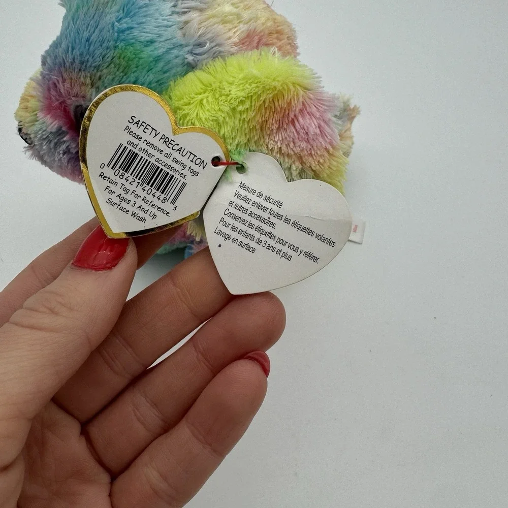 Ty Beanie Babies Max The Dog Colorful Autism Awareness Plush‎ 2012 MWMT